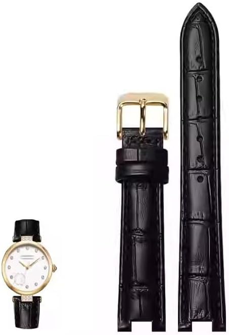 Notched leather watch Strap for GC bracelet