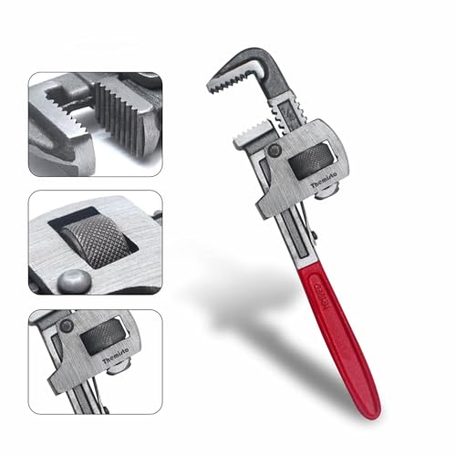 Image of THEMISTO TH-T25 12 inch Adjustable Pipe Wrench