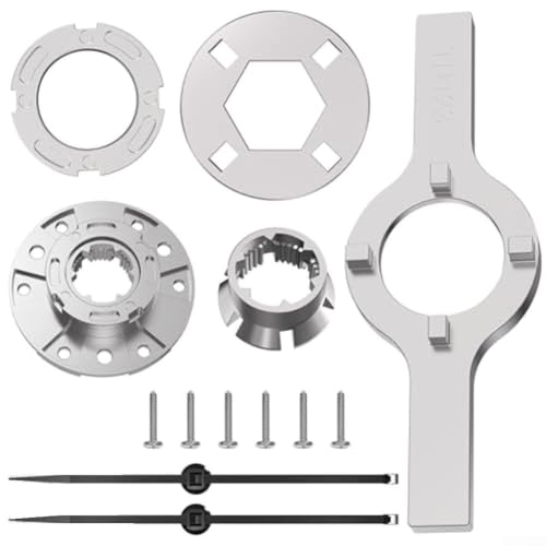 Hub W10324651 de acero inoxidable para tambor de lavadora WTW4855HW1 de larga duración