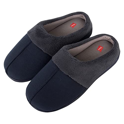 Hanes Boys Clog Slipper, Navy/Grey, Small Little Kid Us #TOP4