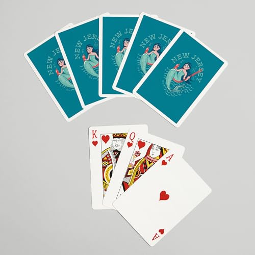 Baraja Vintage New Jersey, 52 cartas tamaño póker miniatura 7