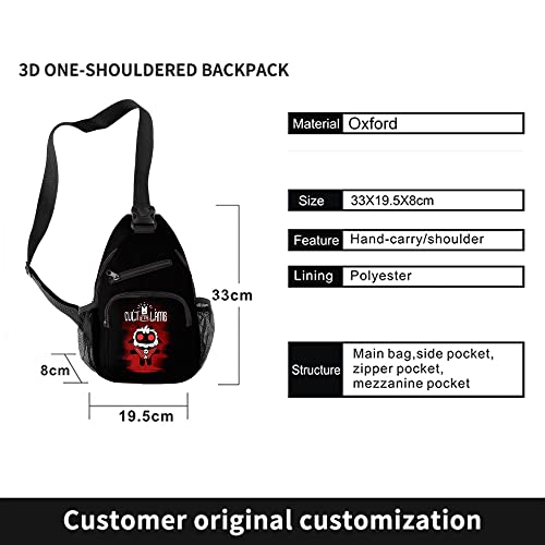 Cult Of The Lamb Merch Women Men Multipurpose Bag Cosplay Backpack Casual Fashion Daypack (Suit 2)3