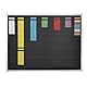 magnetoplan Streifensteckplaner | BxH 800x618 mm | Made in Germany | Planungskapazität: 48 Positionen untereinander | Organisationstafel zur Termin- und Personalplanung | Flexibel & robust