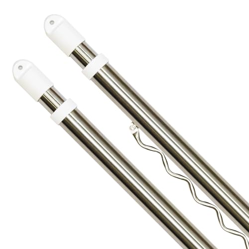 物干し竿 ステンレス DURA DRY 伸縮物干し竿 継ぎ ハンガー掛け付き 2.1~3m 2本セット 洗濯竿 屋外 室内 物干しざお ものほし竿 洗濯物干し 布団干し