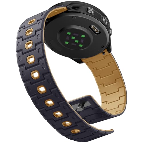 [Bandletic] �X�}�[�g�E�H�b�` �o���h-22mm �N�C�b�N�����[�X N54�}�O�l�b�g�� �V���R�� ���v�o���h Venu 4/3/2 45mm Vivoactive 5/4 45mm Forerunner 265/255/570 47mm amaz