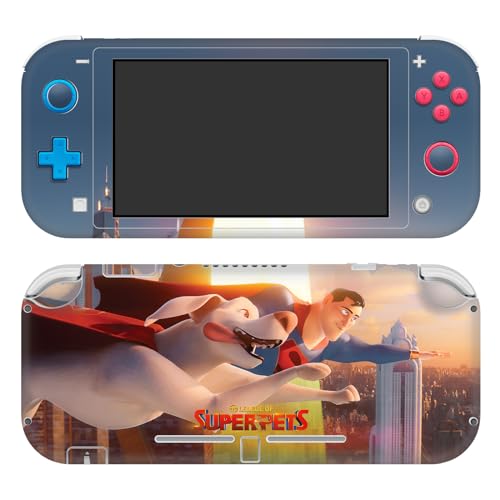 Autocollant vinyle Nintendo Switch Lite couverture de jeu DC League of Super Pets