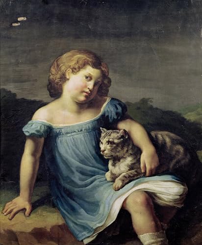 Toile Louise Vernet enfant par Géricault pour sublimer votre mur de bureau