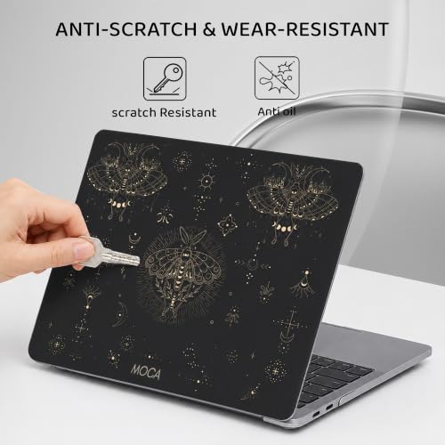 Image of MOCA Case Compatible with MacBook Air 13 inch M5 M4 M3 M2 2026-2022 Hardshell Cover for MacBook Air 13.6, A3449 A3240 A3113 A268