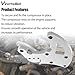 VVORHSBELL LS R4 AC Compressor Bracket Kit Compatible with Chevy GMC LS LQ LS2 LS3 LS6 1999-2013