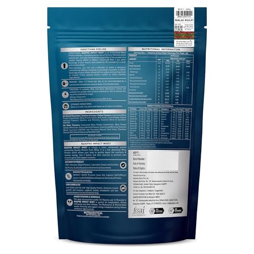 NAKPRO Impact Whey Protein 2kg Malai Kulfi - Image 2