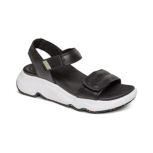 Aetrex Women’s Whit Orthopedic Sports Sandals for Women – Water-Friendly Adjustable Athletic Sandals with Arch Support for All-Day Comfort