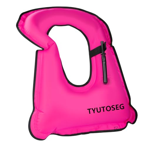Inflatable Snorkel Vest Adult, Snorkeling Jackets,Buoyancy Vest for Snorkeling Boating, Safety Load Up to 220 Ibs