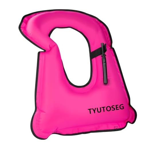 Inflatable Snorkel Vest Adult, Snorkeling Jackets,Buoyancy Vest for Snorkeling Boating, Safety Load Up to 220 Ibs