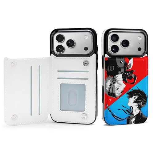 iPhone 17 Pro Max 用 ケース 手帳型 ペルソナ5 アイフォン17用 対応 スマホケース Case 財布型 カード収納 携帯ケース おしゃれ