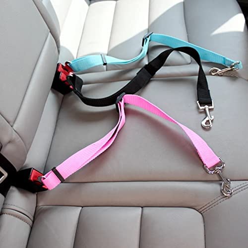 MAIN Adjustable Dog Car Safety Seat Belt - Harness Dog Seatbelt Safety Lead - Cat & Pets (BLACK) - Image 5