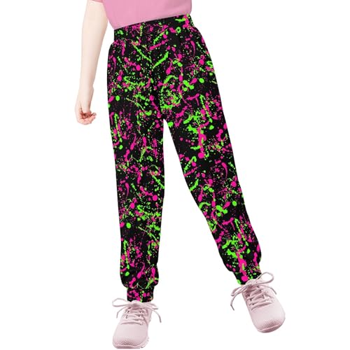 Kids Jogger Baggy Harem Sweatpants Tie Dye Athletic Joggers Yoga Trousers Beach Pants for Girls Boys 4-15 Years3