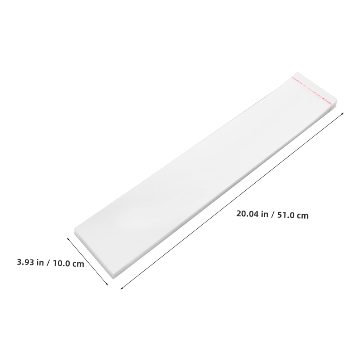 SOLUSTRE Self-adhesive Cake Edging Strips 100 Sheets Plastic Cake Borders Easy to Apply Trim for Professional Look