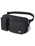 diebstahlgesichert Jack Wolfskin Unisex Erwachsene Upgrade H fttasche, Schwarz,Einheitsgröße EU