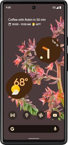 Image of Google Pixel 6 5G (Stormy Black, 8GB RAM, 256GB Storage)