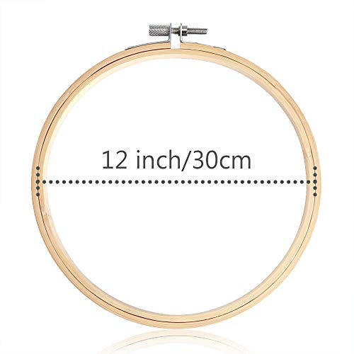 Caydo Ricamo Hoop Bamboo Circle Croce Stitch Hoop