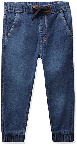 Image of Amazon Brand - Jam & Honey Boys Slim Fit Stretchable Jogger Jeans (Elasticated Waist Band)