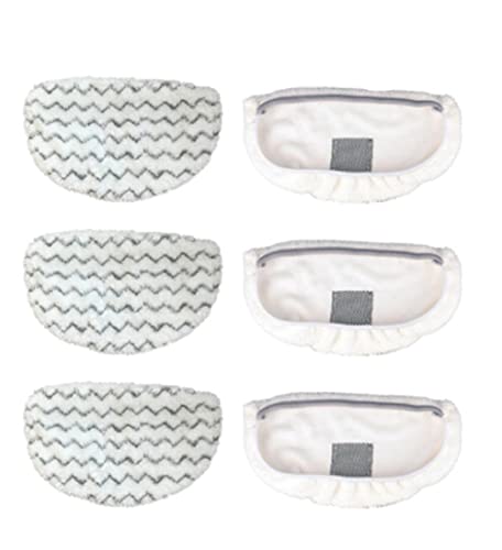 YanBan 6 Stück Dampfwischer-Pads kompatibel mit Bissell PowerFresh 1806 1940 1544 1440 Serie, Ersatzteil Modell #5938#203-2633 (kleine Größe)