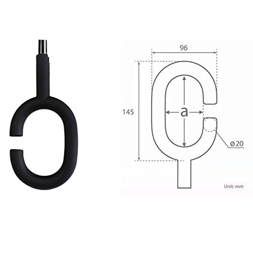 YOUGO Ombrello Doppio a Strato con Manico a Forma