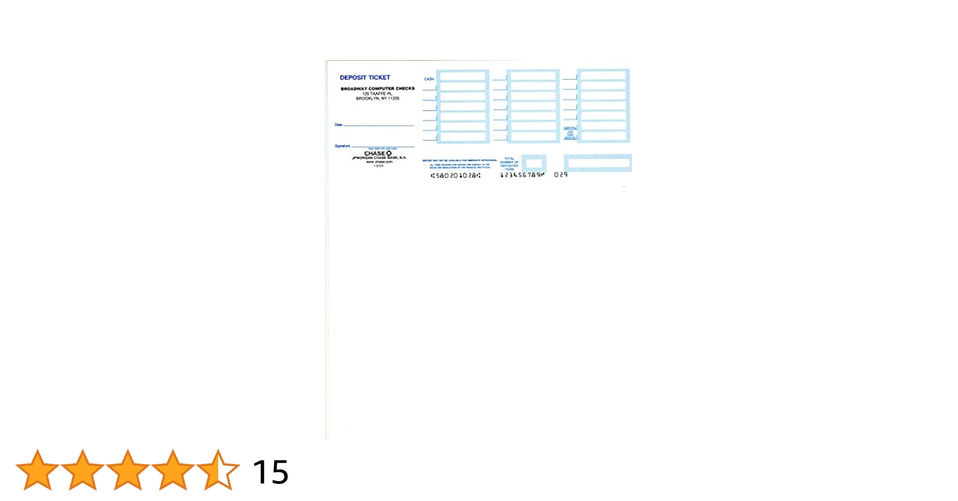 Amazon.com : Laser Deposit Slips 1 or 2 Parts (100, 1 Part - White Only) : Office Products amazon-com-laser-deposit-slips-1-or-2-parts-100-1-part-white-only-office-products