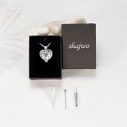 Shajwo SH-F1106-S Cremation Jewelry Heart Urn Necklaces thumb #5