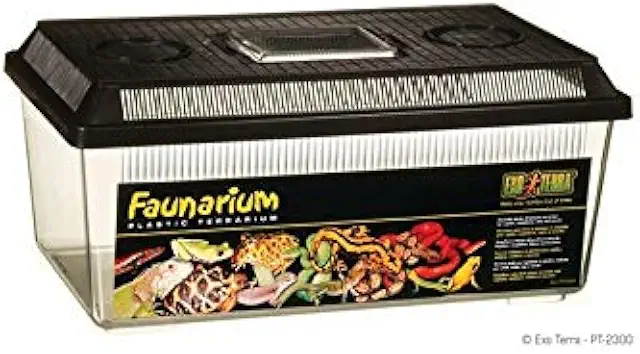 Exo Terra Faunarium Plat Terrarium Plat Grande Medium en Plastique