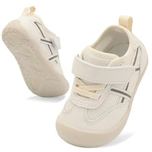 Scurtain Baby Shoes Boy Girl First Walking Shoe Infant Crib Breathable Sneakers Lightweight Barefoot Shoes for Babies