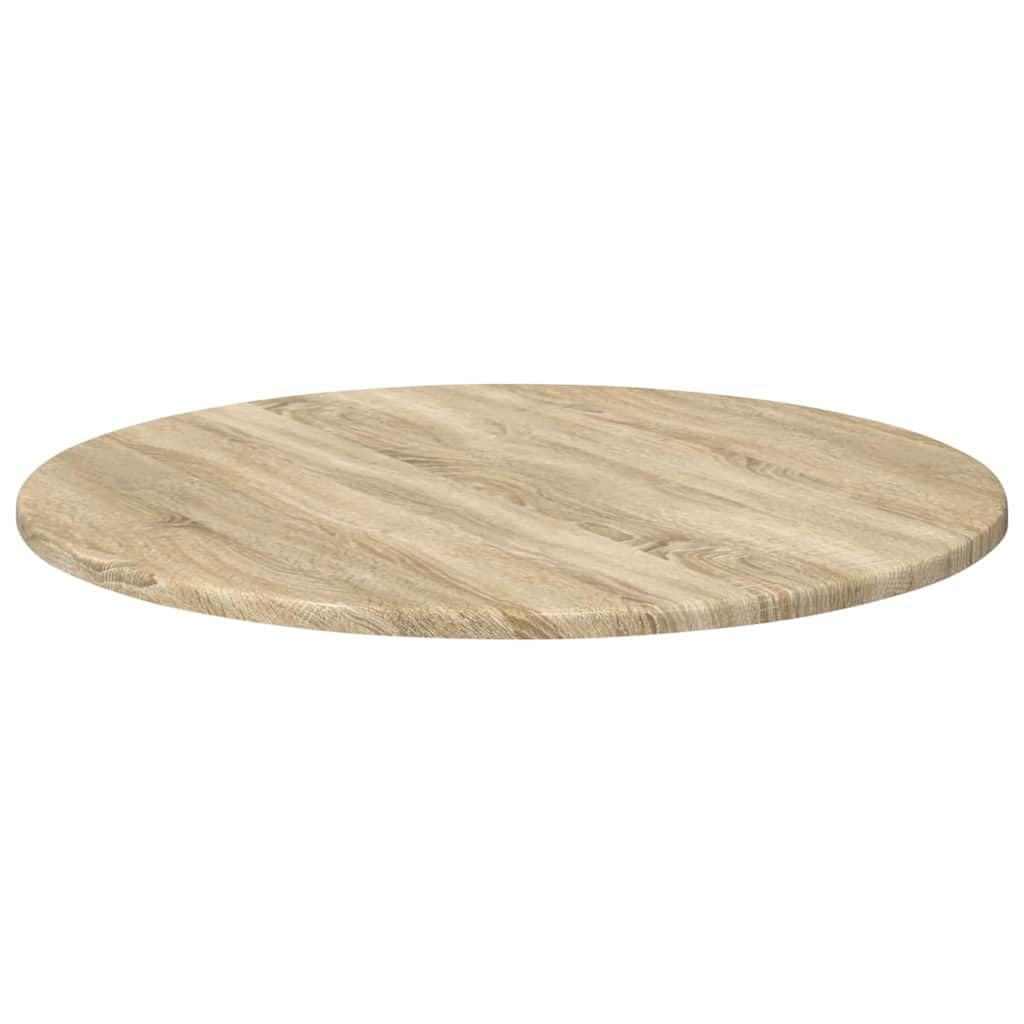 Plateau de table rond Ø 60 x 1,5 cm - Chêne Sonoma