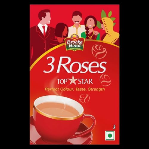 Image of Red Label 3 Roses Dust Tea, Topstar, 275Gm Carton, Assam