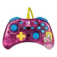 Nintendo Switch Rock Candy Wired Controller Peach Pink
