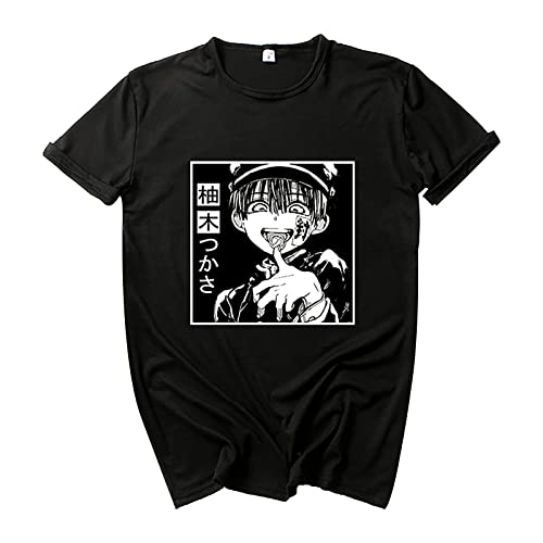 westtrend Camiseta con Estampado de Toilet-Bound Hanako-kun de Anime,Camiseta Holgada cómoda de Manga Corta con Cuello Redondo,Camisetas para Hombres y Mujeres Cover