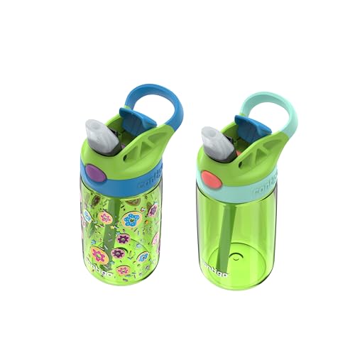 Image of Contigo Kids Water Bottle with Redesigned AUTOSPOUT Straw, 14 oz