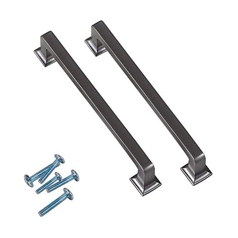 AOLISHENG Drawer Handles Kitchen Cupboard Handles 96mm Hole Centre,Drawer Pulls Kitchen Handles Cabinet Handles (Screws Included) 5 Pack Cover