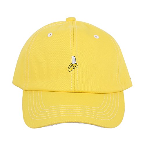 Dylandy Sport Cap Baseball Cap Adjustable Snapback Hat Embroidered Dad Hat Trucker Cap Casual Sun Hat Obstmuster für Männer und Frauen, gelb, M Cover
