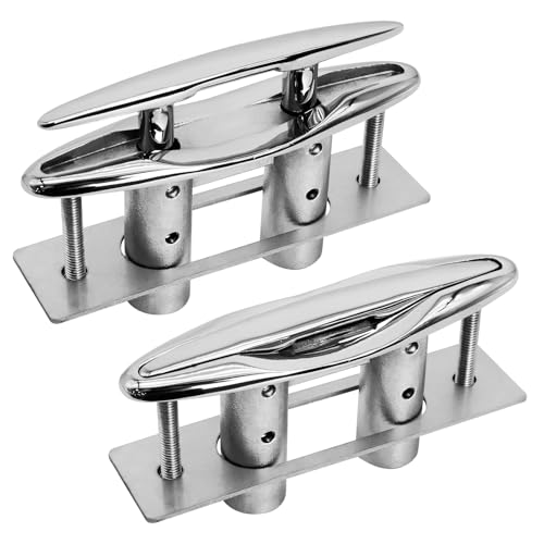 EQUSPUR 2 Pack 6 Inch Pull Up Boat Cleats