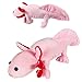 Juguete De Peluche De Ajolote De Salamandra Rosa, Juguete De Peluche De Ajolote, Almohada De Peluche Suave para Regalo De CumpleañOs De NiñOs, Almohadas Bonitas
