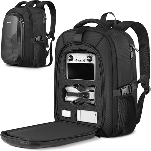 Sac à dos pour DJI Mini 5 Pro PEKREWS, valise rigide grand format et compartiment PC 15,6 pouces