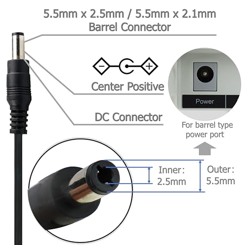 Eiks Excelity Ac-Dc 5V 1A Wall Charger Power Adapter With Plug 5.5 X 2.5Mm / 5.5 X 2.1Mm thumb #5