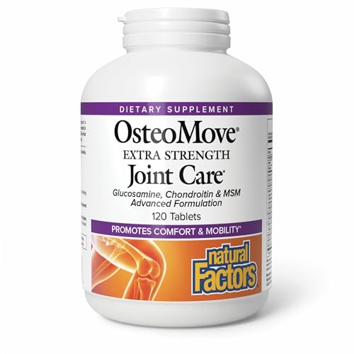 Natural Factors, OsteoMove Joint Care, Extra Strength Support for Joint and Bone Health, Non-GMO, 120 tablets (60 servings)