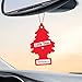 LITTLE TREES Car Air Freshener I Hanging Tree Provides Long Lasting Scent for Auto or Home I Strawberry, 6-Packs (4 Count)