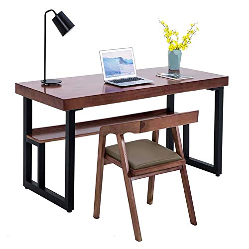 MDEPYCO 2 Pack Industrial Rustic Furniture Legs,Modern Heavy Duty Metal Desk Legs,Coffee Table Dining Table Legs, DIY Brackets Bench Legs - 28” H x 19.7” W, 2-Tier (Only Legs Without Board)