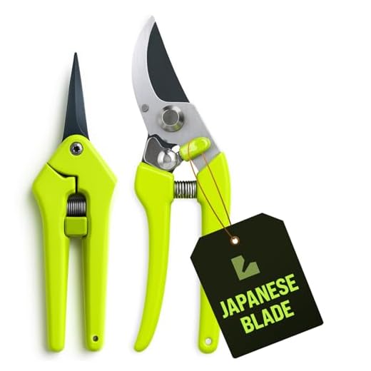 2-Pack Stainless Steel Gardening Scissors, Pruning Shears and Clippers for Gardening