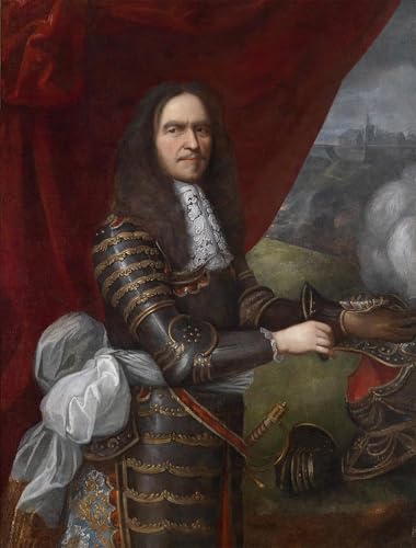 Affiche Vicomte de Turenne Pierre Mignard - Toile d'art noble pour bureau de prestige