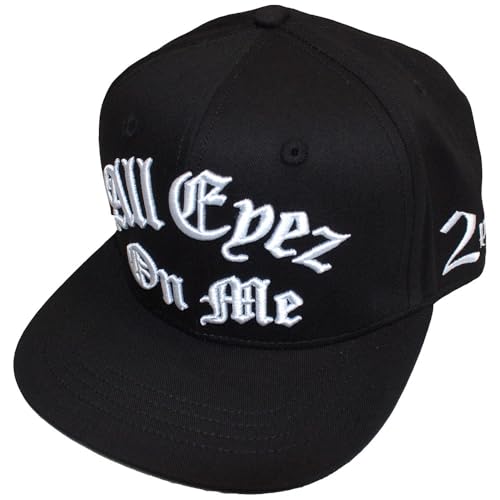 Mens Tupac All Eyez On Me Baseball Cap One Size Black