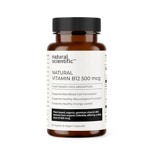 Natural Scientific Organic Vitamin B12 Supplement 500 Mcg cover