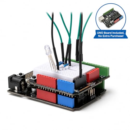 DFRobot Basic Electronics Starter Kit for Beginners - with UNO R3 Board, Compatible with Arduino IDE, 83 Labeled Components & 12 Step-by-Step Tutorials - Frustration-Free for College STEM - Image 5